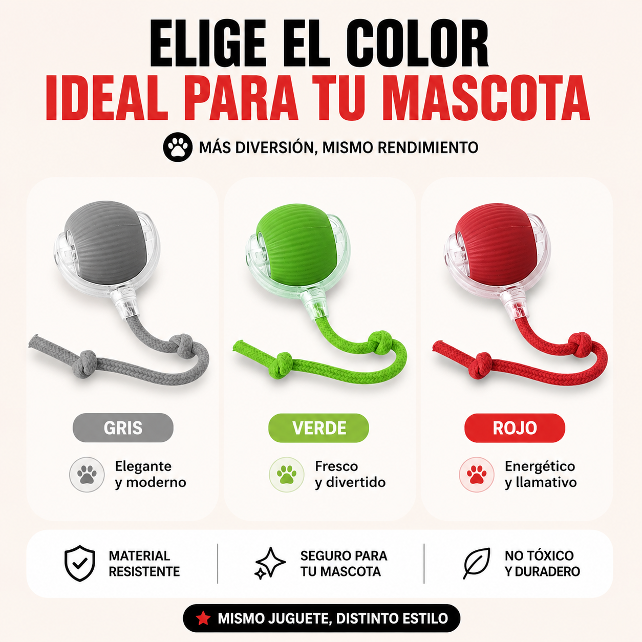 Pelota Inteligente para Mascotas