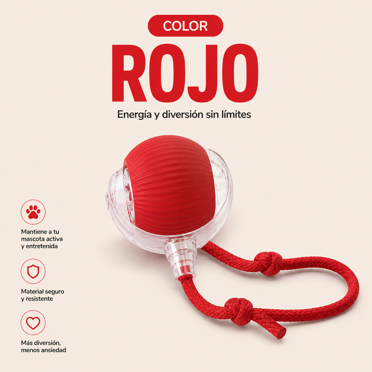 Pelota Inteligente para Mascotas