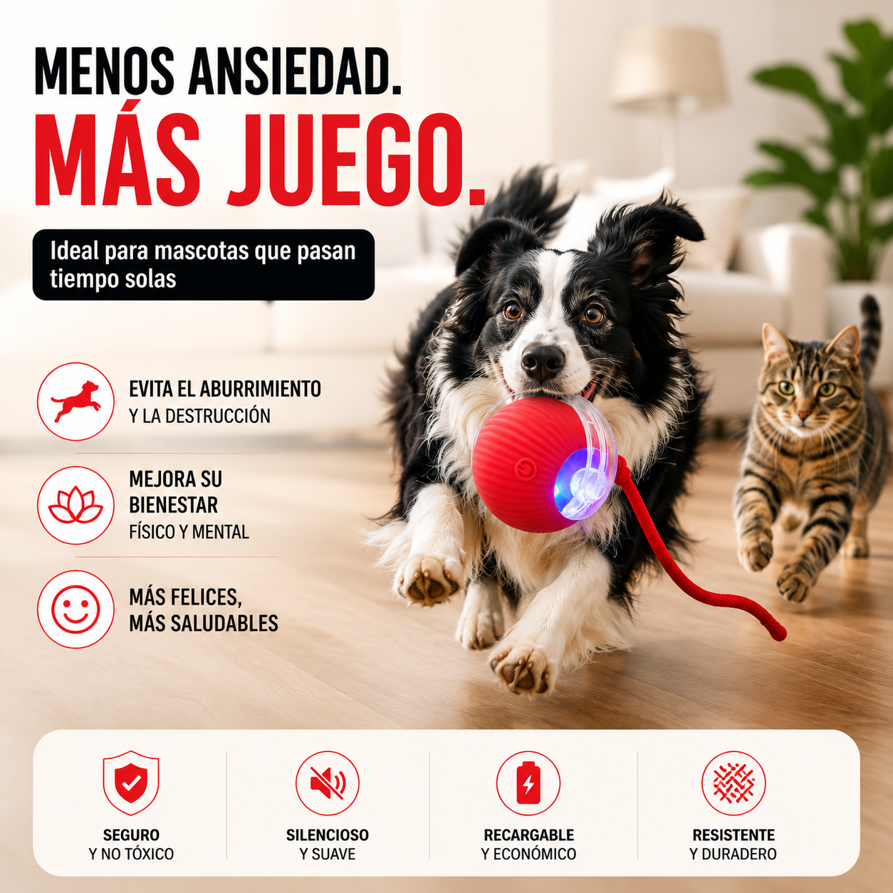 Pelota Inteligente para Mascotas