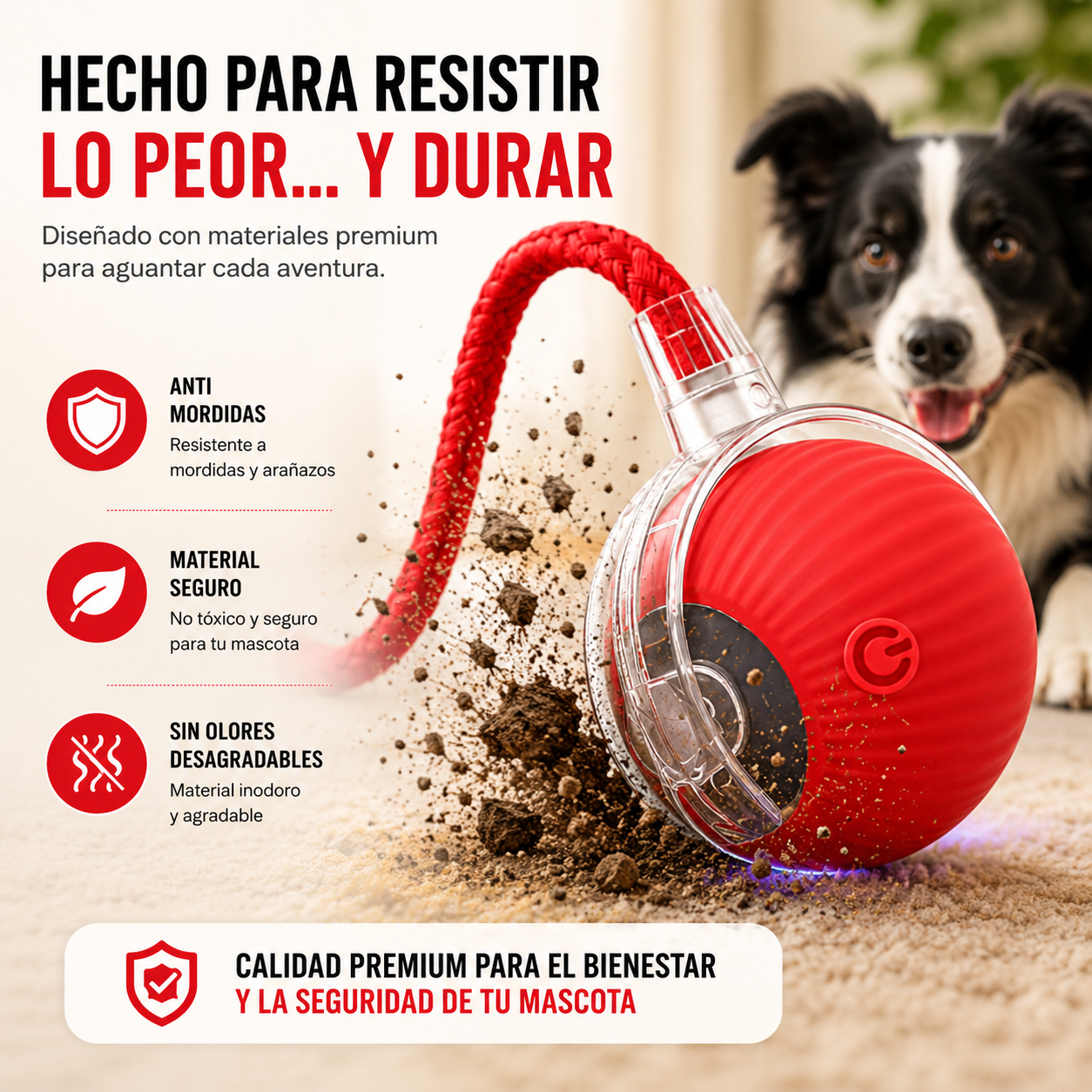 Pelota Inteligente para Mascotas