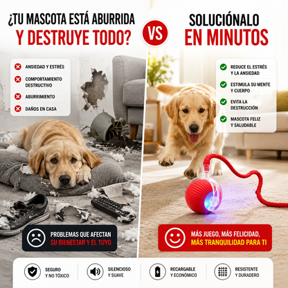 Pelota Inteligente para Mascotas